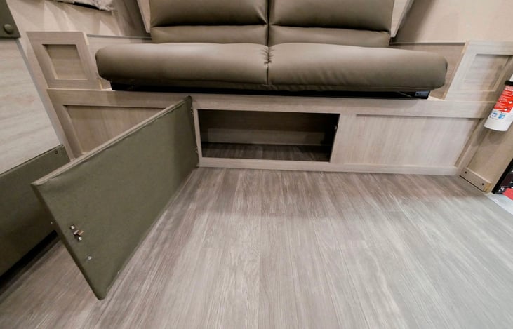 Storage under murphy bed