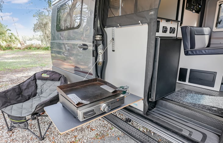 Griddle is an addon only 35.OO per trip