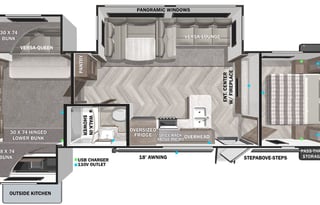 DELIVERY ONLY!! 2021 Forest River Wildwood 31KQBTS