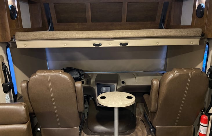 Front Cab in Sleeping Mode