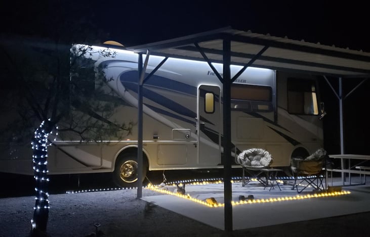 Enjoying the stars at night