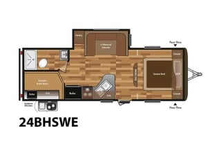 Keystone RV Hideout 24BHSWE Bunkhouse