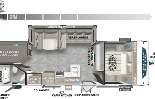 2017 Forest River RV Salem Cruise Lite 263BHXL
