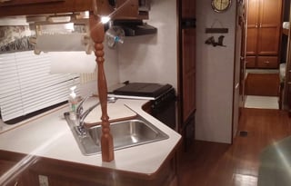 33-foot Chateau Travel Trailer w/real Queen bed. Home away from home delivered to you! Clean & safe!