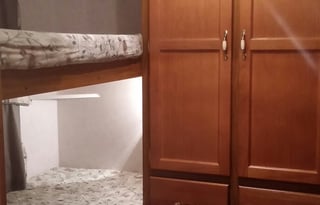 33-foot Chateau Travel Trailer w/real Queen bed. Home away from home delivered to you! Clean & safe!