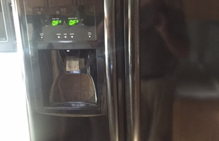 Full size residential fridge.