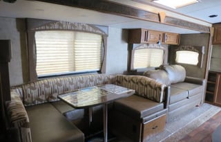 Timber Ridge Travel Trailer:  NO BURNING MAN!