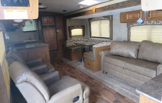 Timber Ridge Travel Trailer:  NO BURNING MAN!