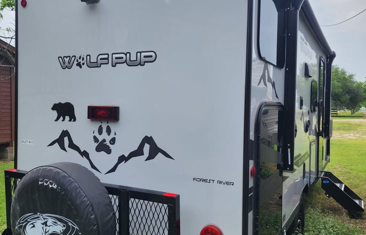 Add a bike or generator to the back (bike mounts and tiedowns are not included!)