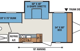 2017 K-Z Sportsmen Classic 181BH/Slide