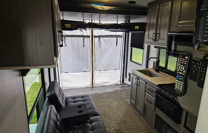 Open gathering space setup