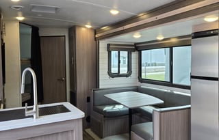 Sunny days and cool lake nights in a sunset trail