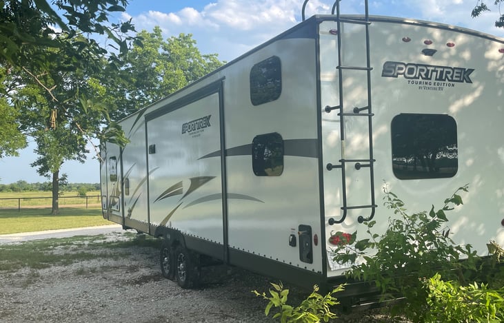 Back and left side of the camper