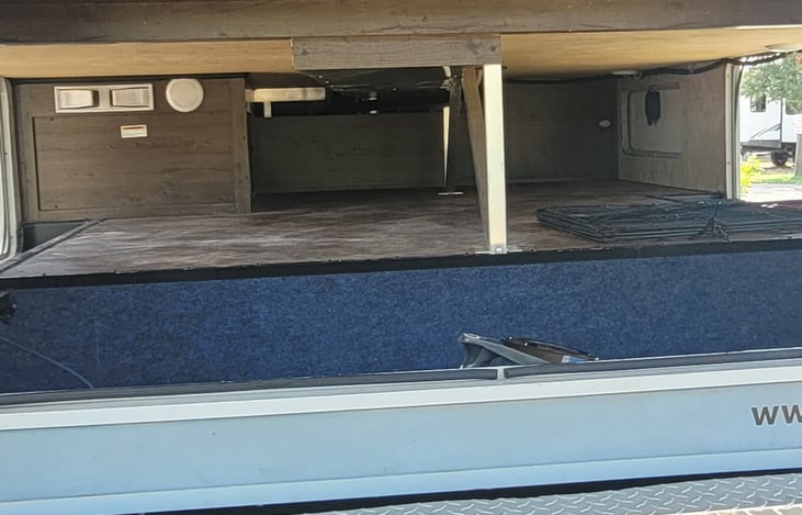 storage area to secure items