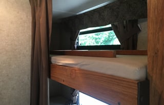 Small camper for couples or family of 4.