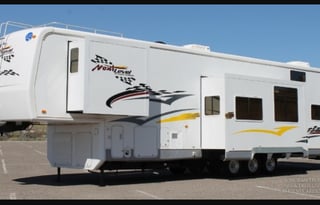 Toy Hauler 5th wheel  Holiday Rambler