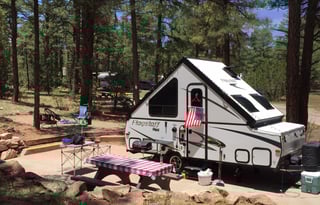 A-frame camper