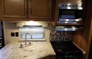 Huge Bunkhouse with 2 Slides - Great Family Camper