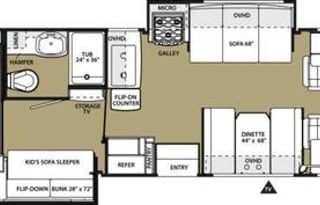 Forest River Bunkhouse sleeps 8-10