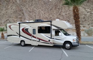 Clean, well maintained, suspension handles wind