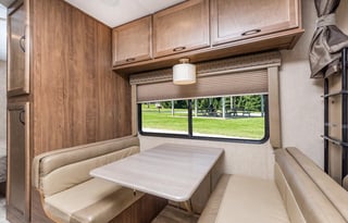 Small class C with dinette and queen bed - unit 1