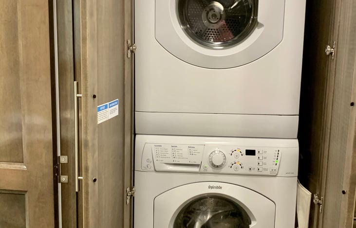 Washer and dryer