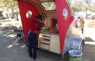 Jezebelle, the Teardrop Trailer
