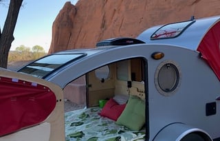 Jezebelle, the Teardrop Trailer