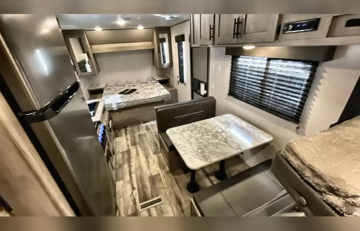 Interior back to front