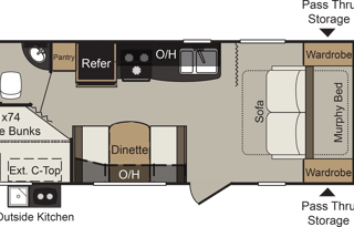 24 foot long Passport NEW 2018