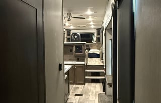 Hester and Larry’s fur baby friendly RV