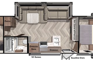Fully Equipped Family Friendly Bunkhouse Camper