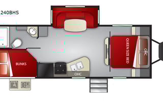 2020 Cruiser Shadow Cruiser 240BHS