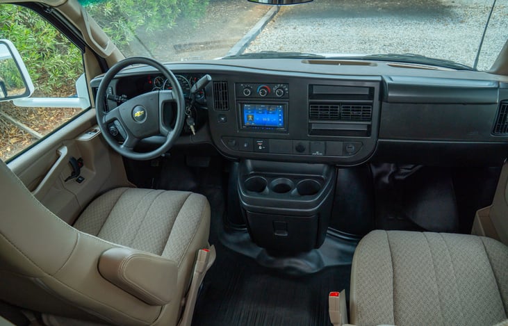 luxurious cab features android auto, apple car play, back up camera, bluetooth, and more.