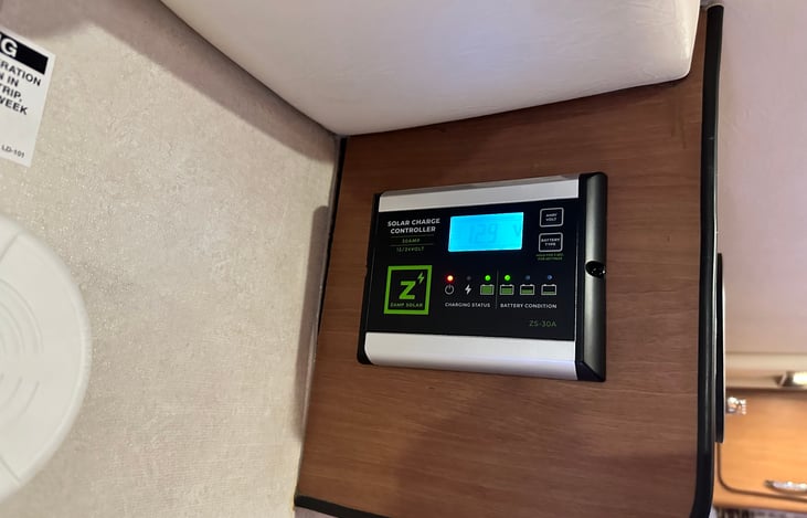 Equipped with a great solar system!