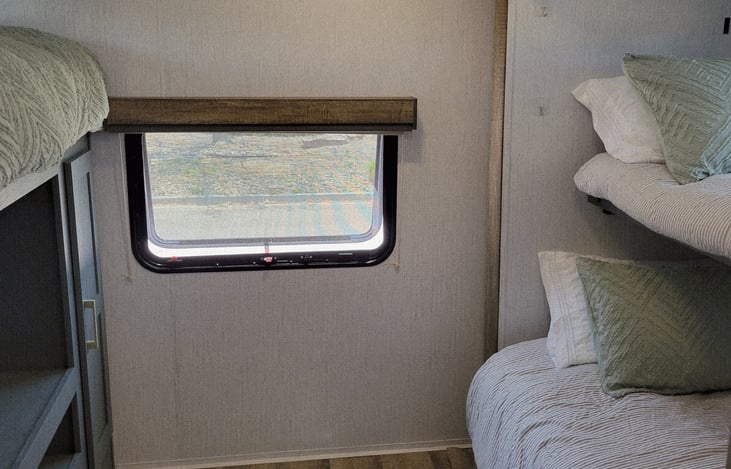 Bunk Room bottom bunk converts into a couch