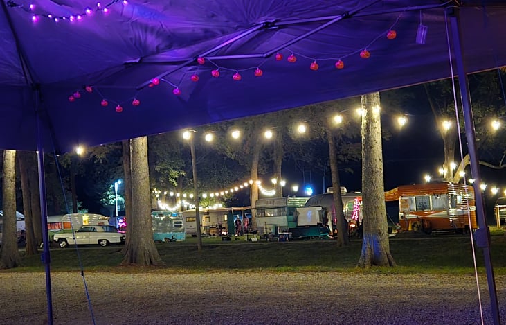 Easy up with led lights can be included for additional fee