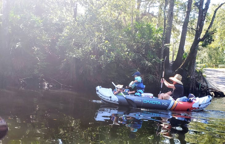 Intex inflatable kayak