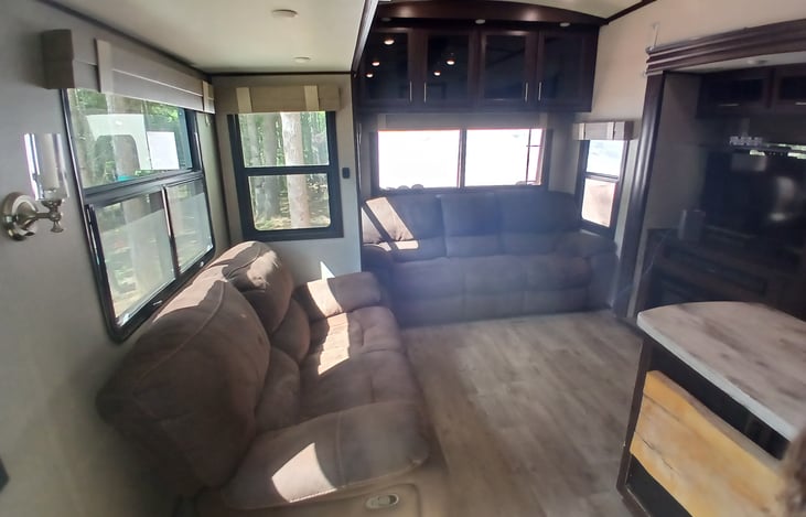 4 recliners and recline almost flat