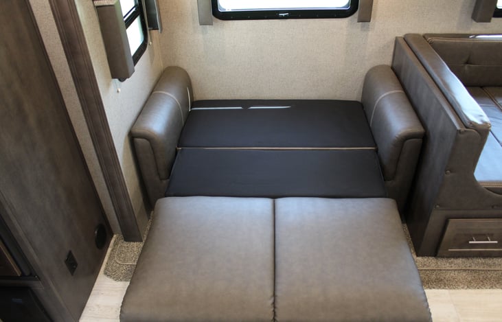 Sofa Converted to Bed