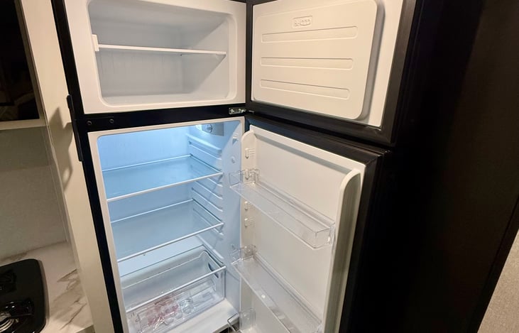 Freezer and fridge
