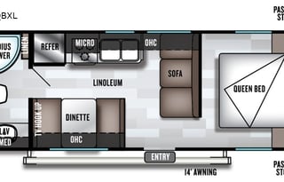 2019 Forest River RV Salem Cruise Lite 241QBXL
