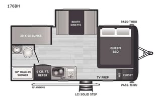2021 Keystone RV Hideout Single Axle 176BH