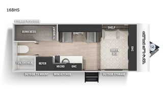 **Rent my 2022 RV Delivered to RV Parks+Sleeps 5**