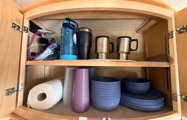 Fully stocked and ready to go—just bring your food and start cooking 🍽️🚐