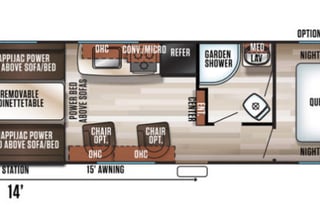 2019 Forest River RV Cherokee Wolf Pack 24PACK14+