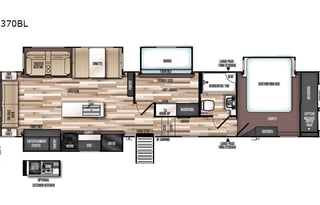 2019 Forest River Wildwood Heritage GLen 370BL