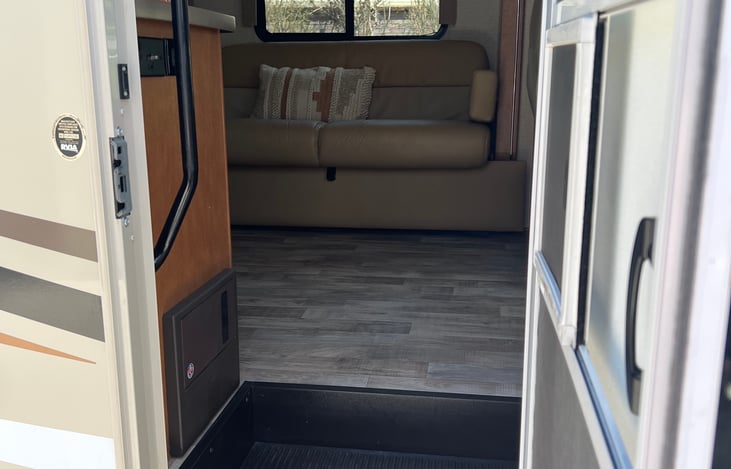 View when you enter the RV.