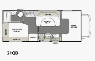 2018 Coachmen RV Freelander 21QB  Chevy 4500