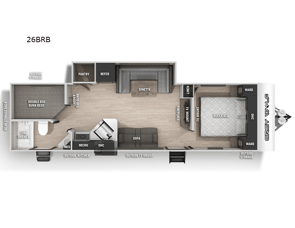 Forest River RV Cherokee Grey Wolf 26BRB